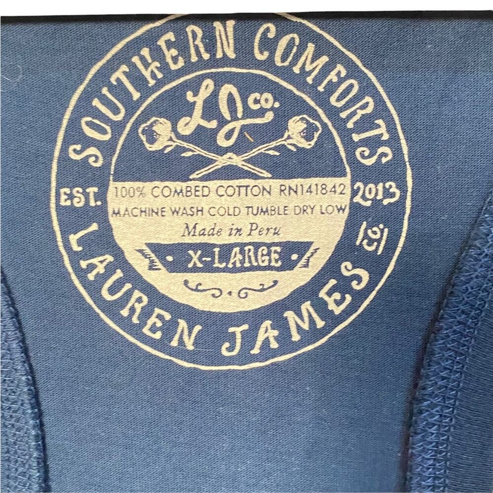 Lauren James Tank Top Womens Size Extra Large Racerback Pocket NWT XL - Picture 2 of 6